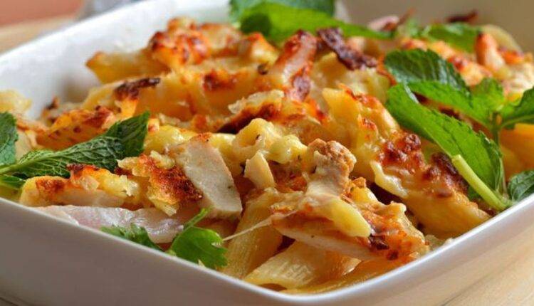 مكرونة بالفراخ